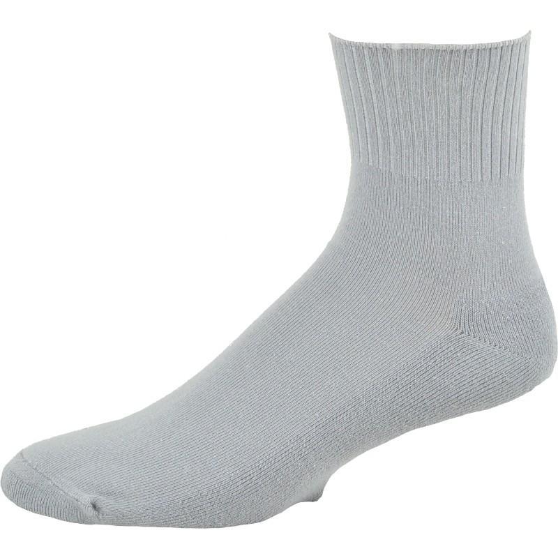 Cushioned Diabetic Men's Ankle Combed Cotton Socks 3 Pair Pack - Wear Sierra