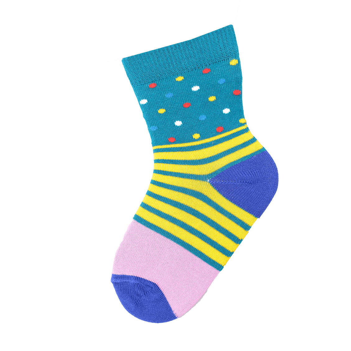 Cute and Colorful Socks for Toddler Boys and Girls, Combed Cotton Crew Socks - 3 Pair Pack in Gift Box - Wear Sierra