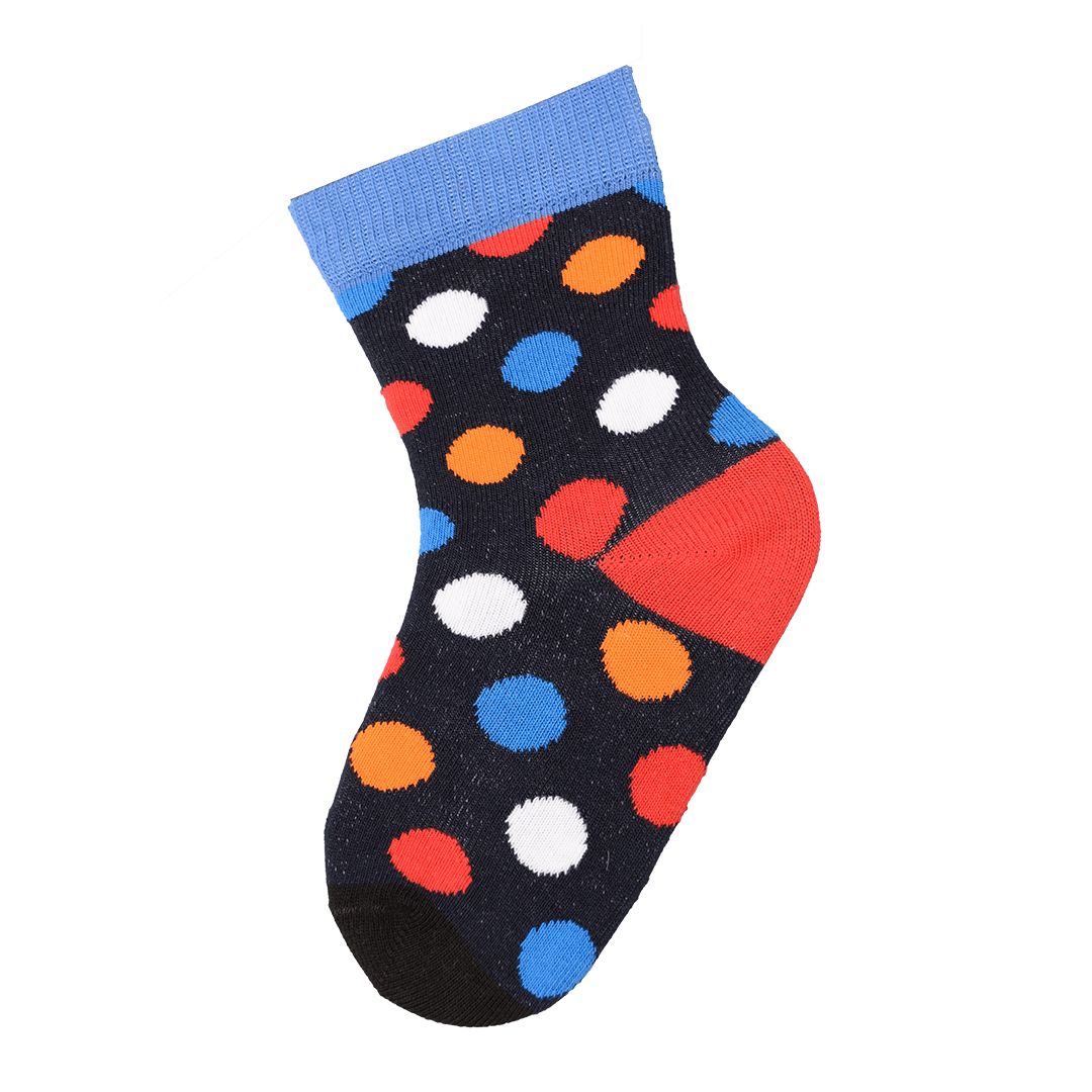 Cute and Colorful Socks for Toddler Boys and Girls, Combed Cotton Crew Socks - 3 Pair Pack in Gift Box - Wear Sierra