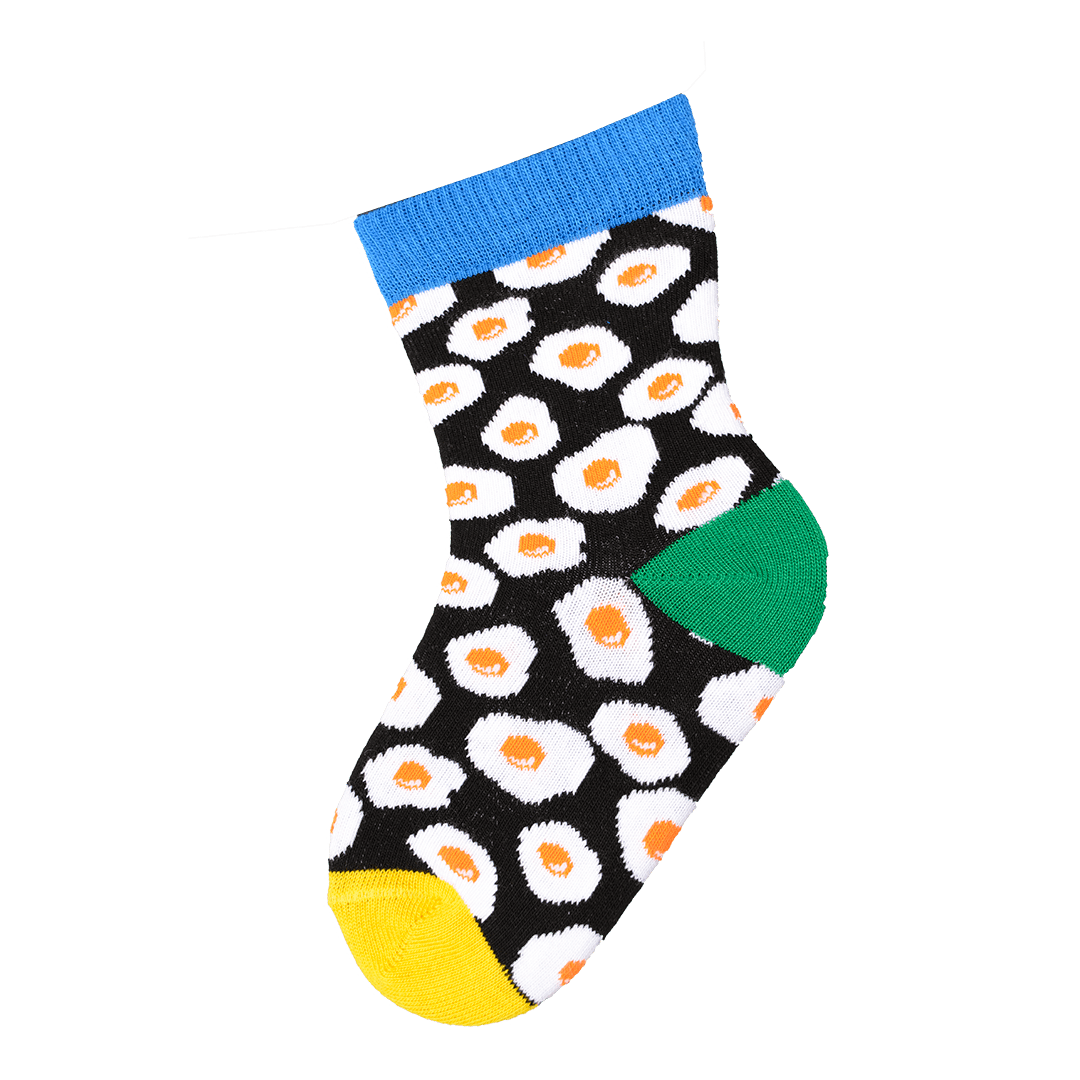 Cute and Colorful Socks for Toddler Boys and Girls, Combed Cotton Crew Socks - 3 Pair Pack in Gift Box - Wear Sierra