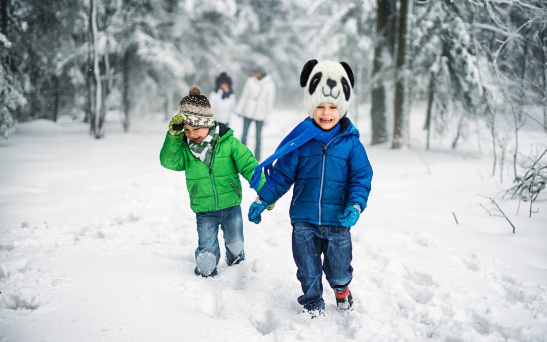 Cute Panda Winter Knit Beanie For Kids - Warm Winter Hats for Boys or Girls - Wear Sierra
