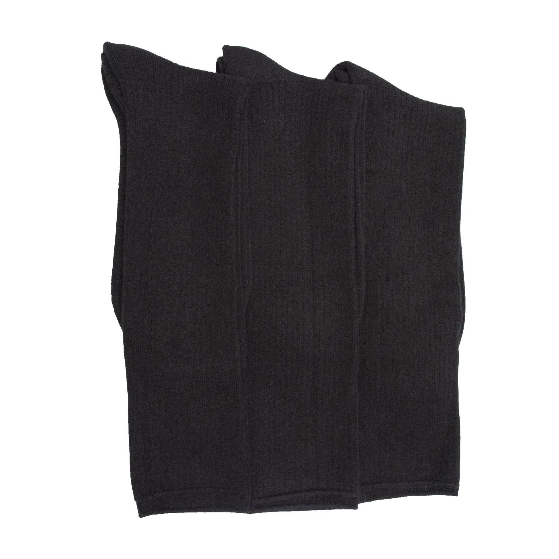 Diabetic Men's Socks Cotton Crew Cushioned 3 Pair Pack - Wear Sierra