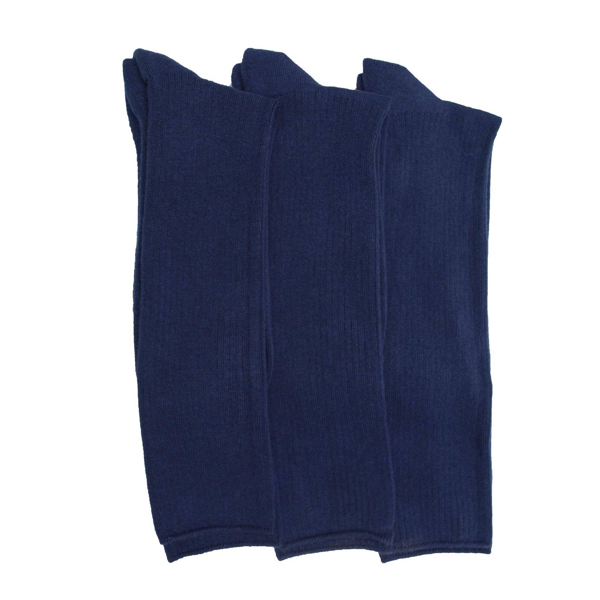 Diabetic Men's Socks Cotton Crew Cushioned 3 Pair Pack - Wear Sierra