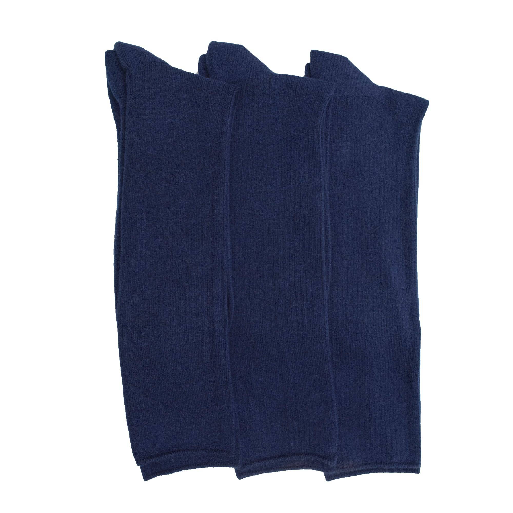 Diabetic Men's Socks Cotton Crew Cushioned 3 Pair Pack - Wear Sierra