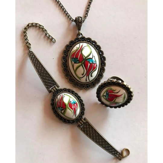 Floral Theme Bracelets - Jewelry Set - Bracelets for Women's & Girls - Wear Sierra