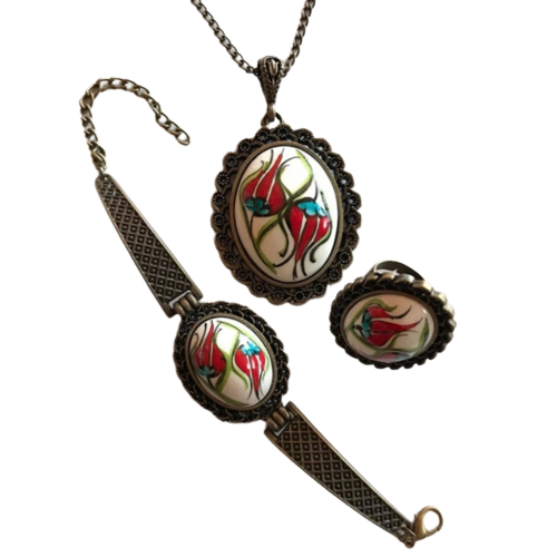 Floral Theme Bracelets - Jewelry Set - Bracelets for Women's & Girls - Wear Sierra