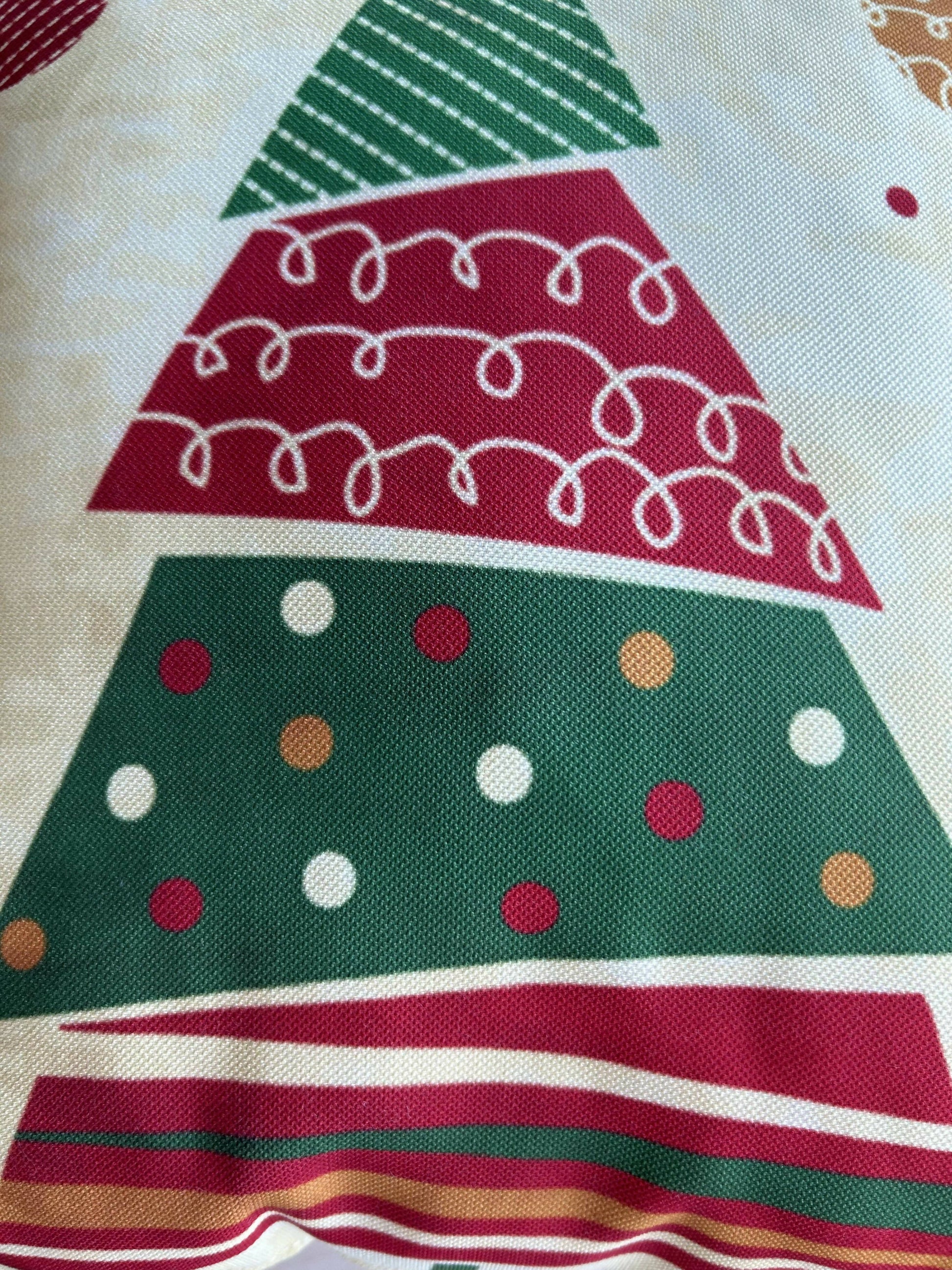 Abstract Christmas Tree Pattern Pillow Cover, Holiday, Decorating, Square 16" x 16" - Wear Sierra