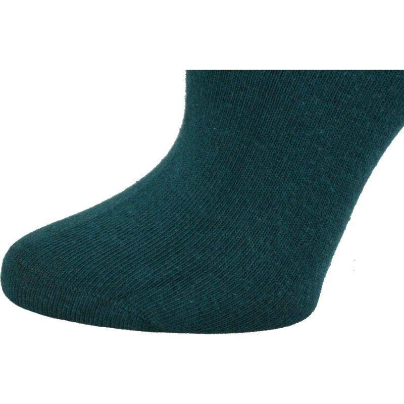 Flat Knit Combed Cotton Socks - School Uniform Knee High Socks in Convenient 3-Pair Packs - Wear Sierra