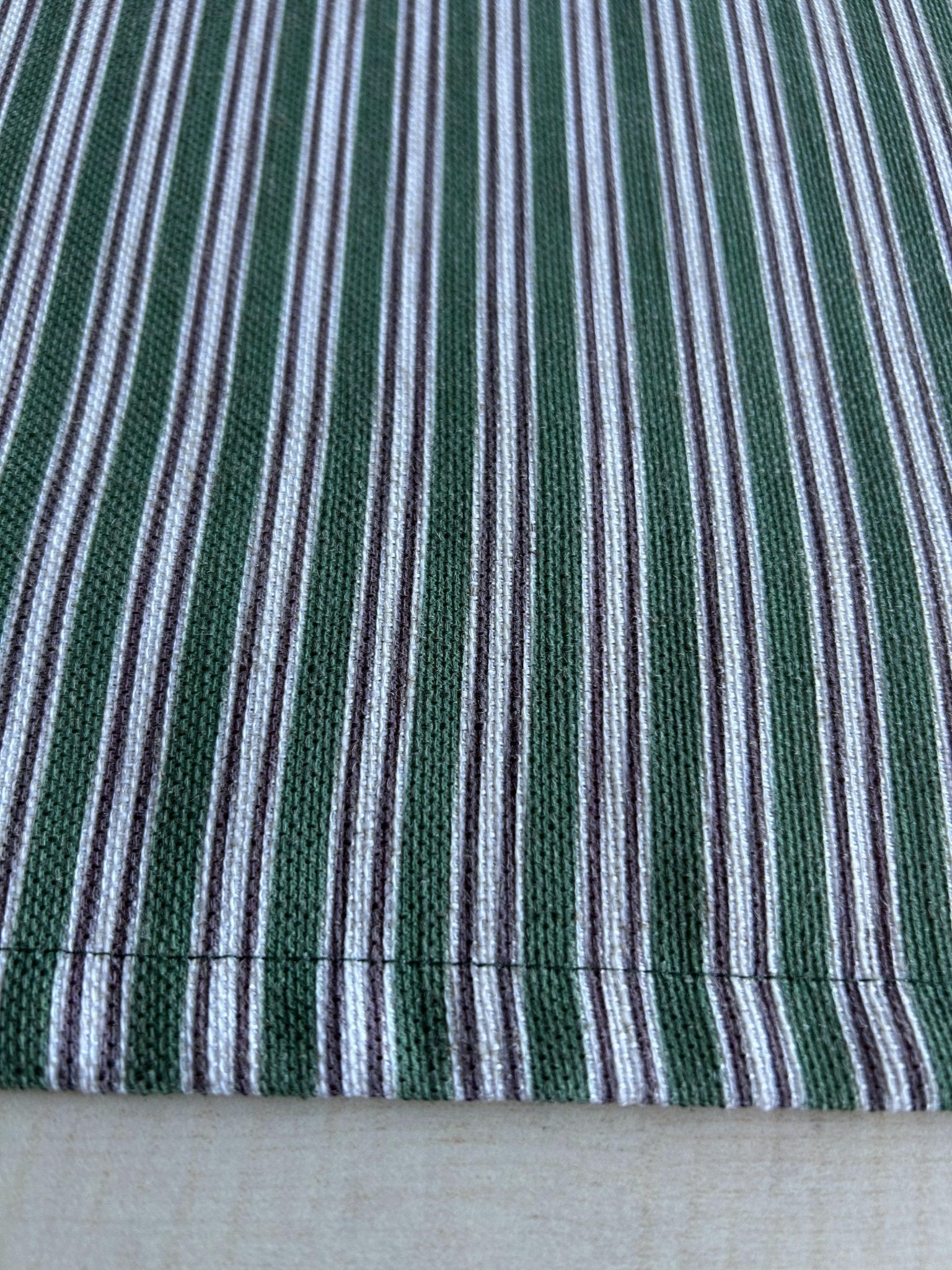 Fox Trot Pattern Linen-Feel Runner, Christmas Decorating in Classic Red and Hunter Green - Wear Sierra