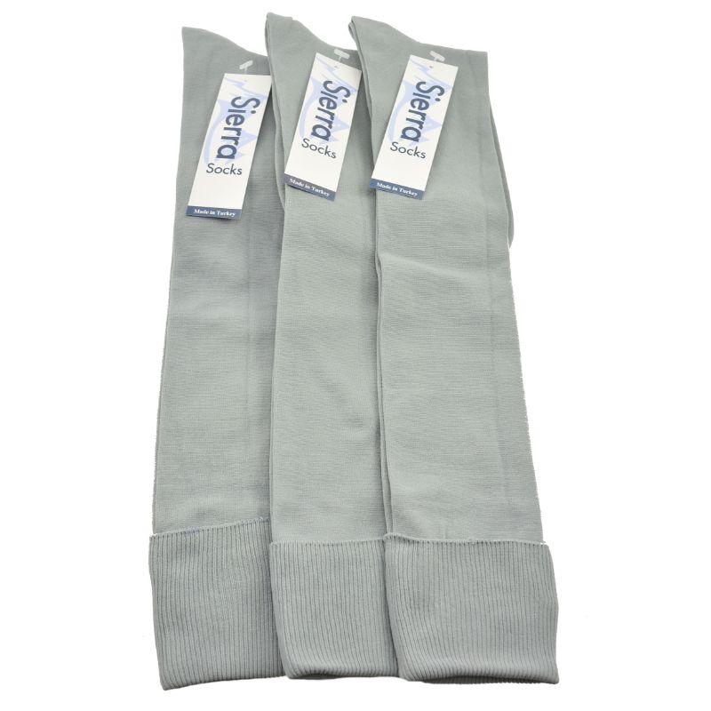 Girl's Uniform Knee High Socks & Women's Flat Knit Opaque Knee High Socks 3-Pair Packs - Wear Sierra
