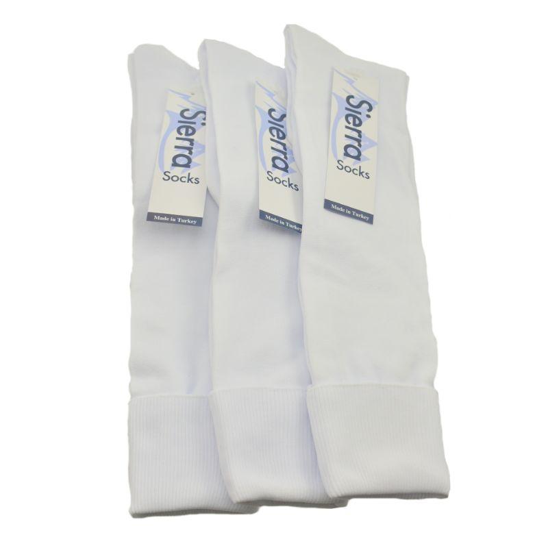Girl's Uniform Knee High Socks & Women's Flat Knit Opaque Knee High Socks 3-Pair Packs - Wear Sierra