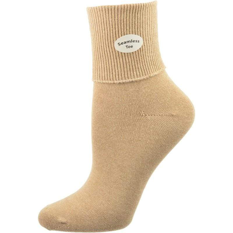 Girl's Uniform Socks, Classic Ribbed Pima Cotton Cuff Socks, Comfortable Women's Socks - Wear Sierra