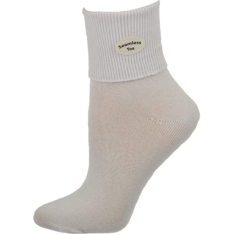 Girl's Uniform Socks, Classic Ribbed Pima Cotton Cuff Socks, Comfortable Women's Socks - Wear Sierra