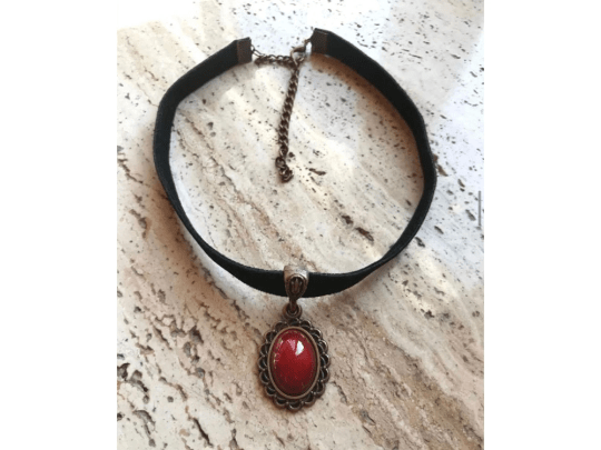 Hand Crafted Ceramic Necklace Choker Style, Multi Color - Wear Sierra