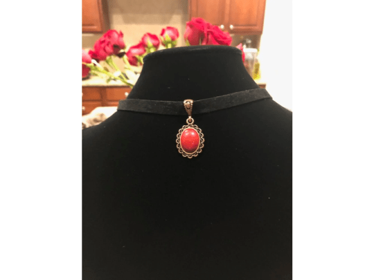 Hand Crafted Ceramic Necklace Choker Style, Multi Color - Wear Sierra