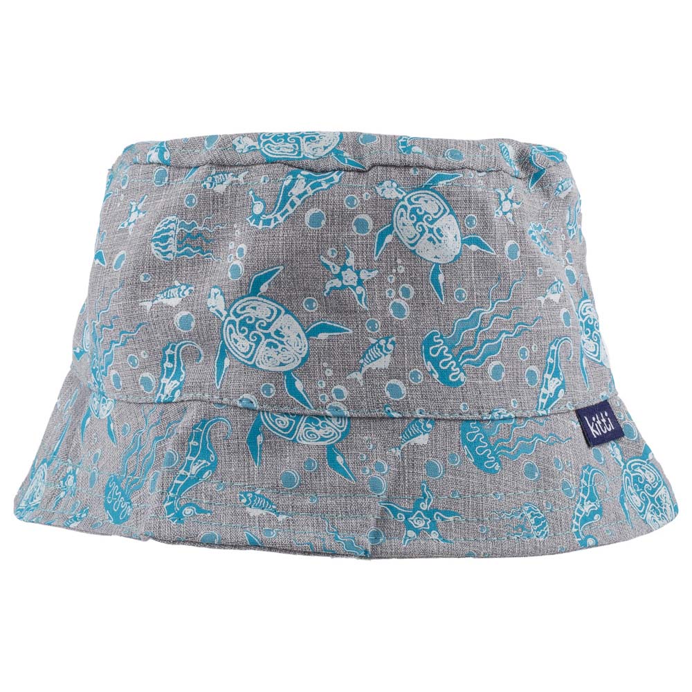 Infant Bucket Hat Ocean Life, Sea Animals, Nautical Theme Print Baby Hat - Wear Sierra