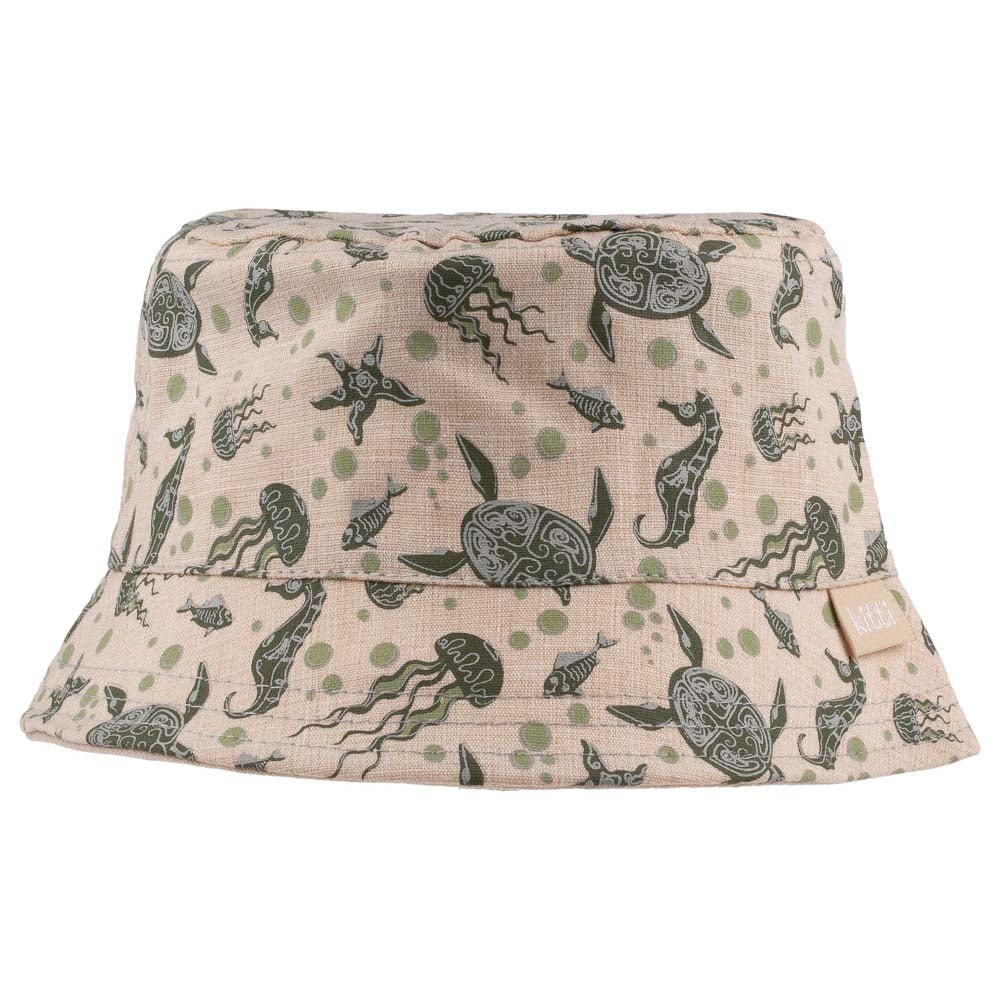 Infant Bucket Hat Ocean Life, Sea Animals, Nautical Theme Print Baby Hat - Wear Sierra
