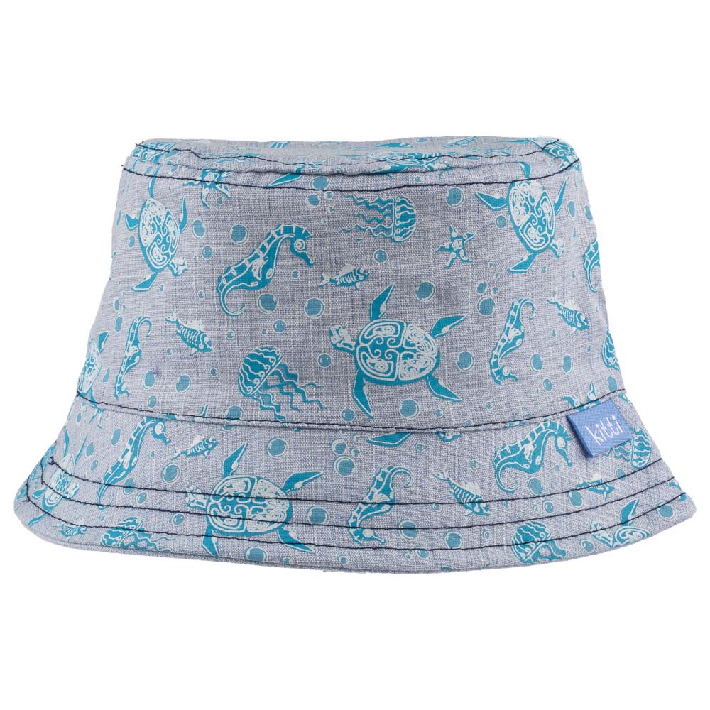 Infant Bucket Hat Ocean Life, Sea Animals, Nautical Theme Print Baby Hat - Wear Sierra