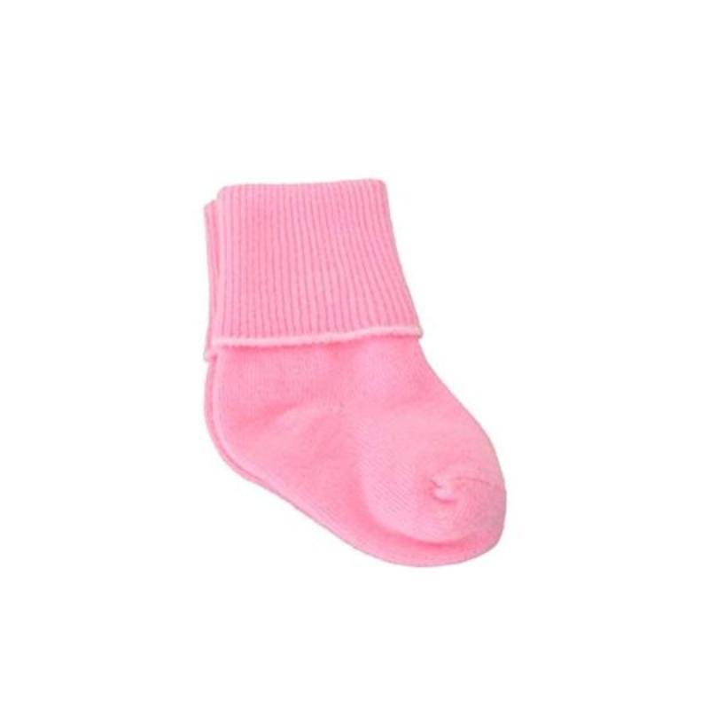 Infant Combed Cotton Socks with Turn Cuff - Super Soft Booties for Baby Girls - Wear Sierra