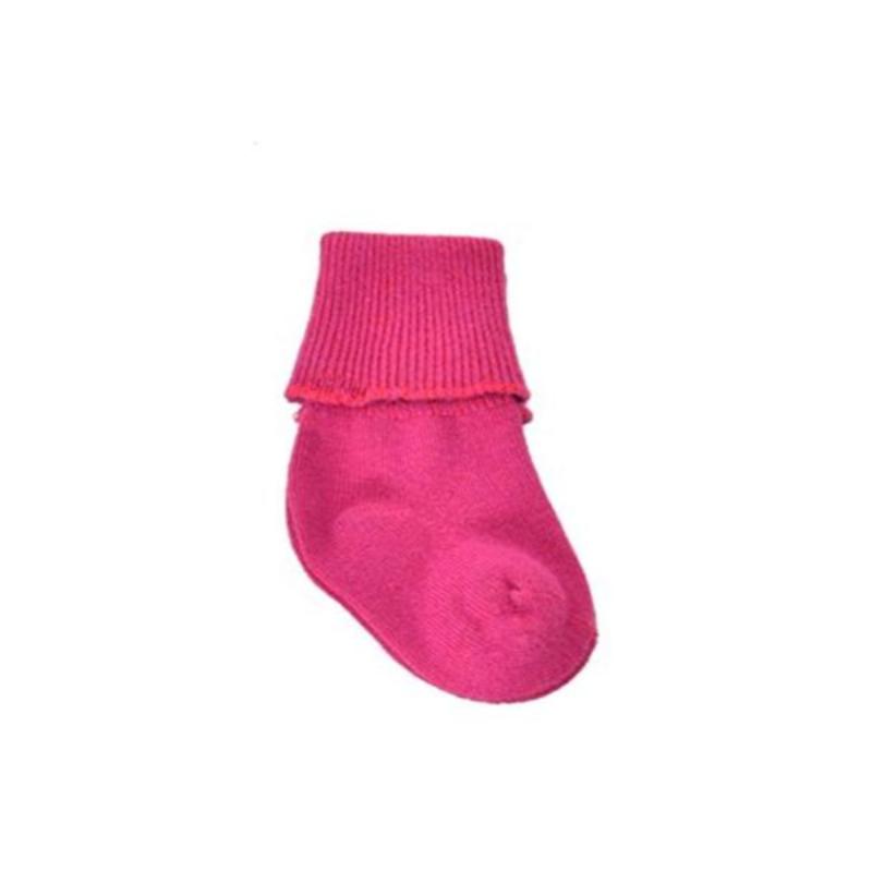 Infant Combed Cotton Socks with Turn Cuff - Super Soft Booties for Baby Girls - Wear Sierra