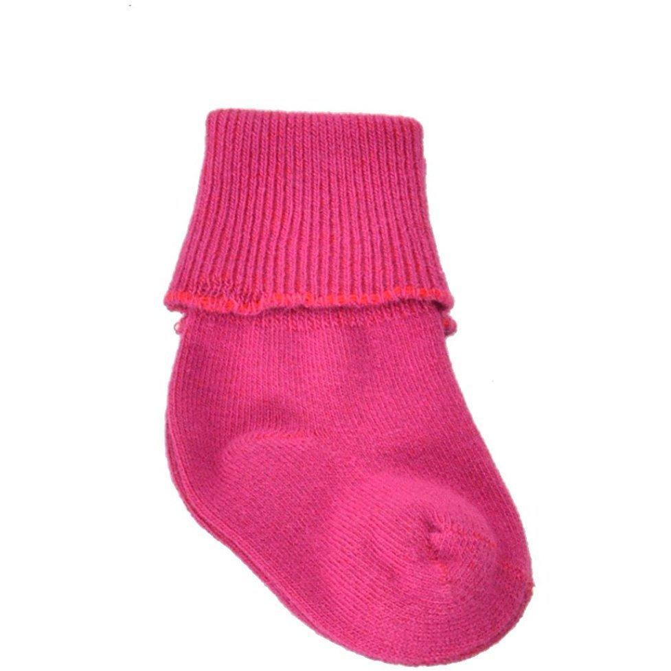 Infant Socks - Combed Cotton Turn Cuff Booties for Baby (Choose from 3 or 6 Pair Packs) - Wear Sierra
