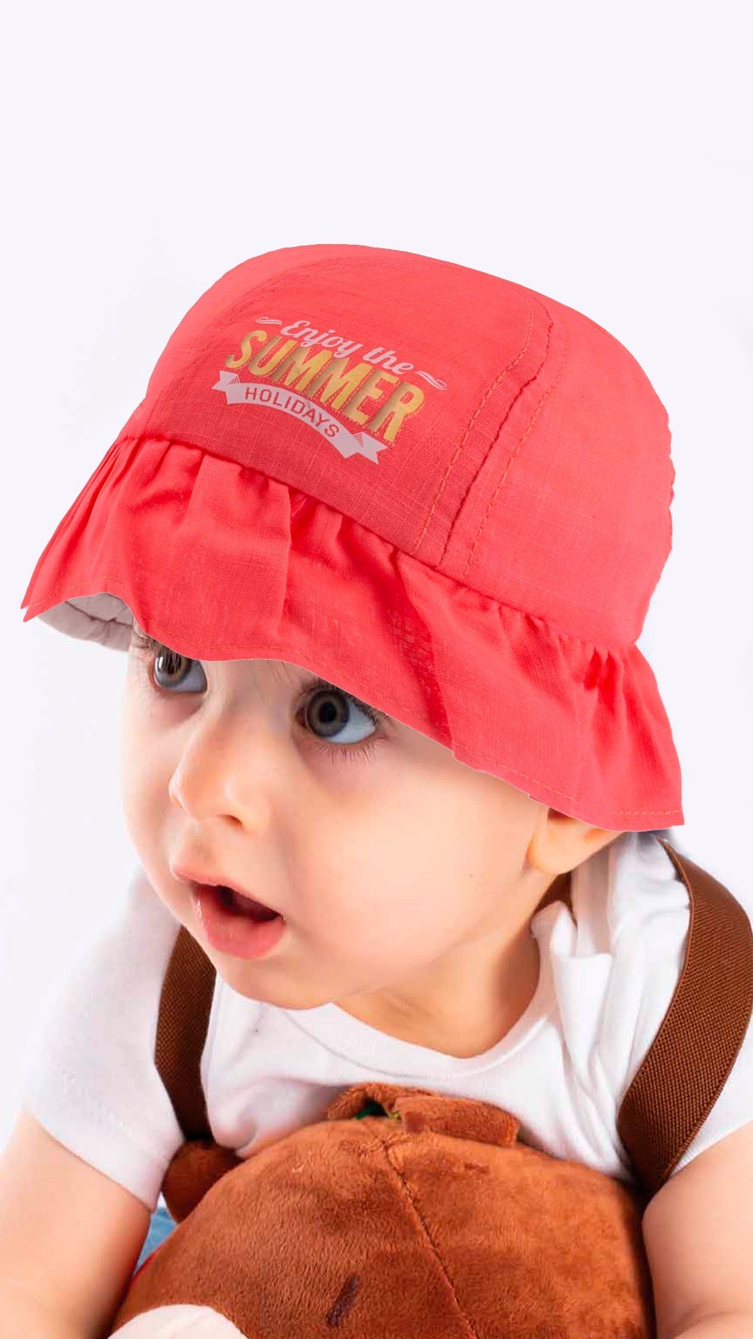 Infant to Toddler Bucket Hat, Cotton Summer Holiday Child Toddler Hat - 1 - 3 Year Olds - Wear Sierra