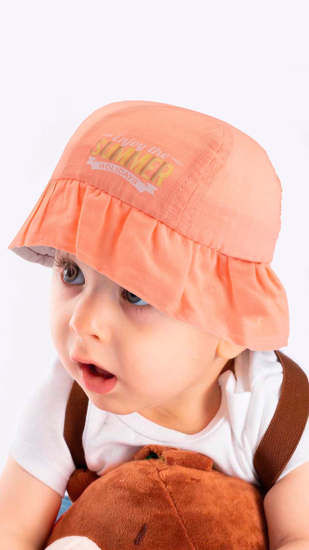 Infant to Toddler Bucket Hat, Cotton Summer Holiday Child Toddler Hat - 1 - 3 Year Olds - Wear Sierra