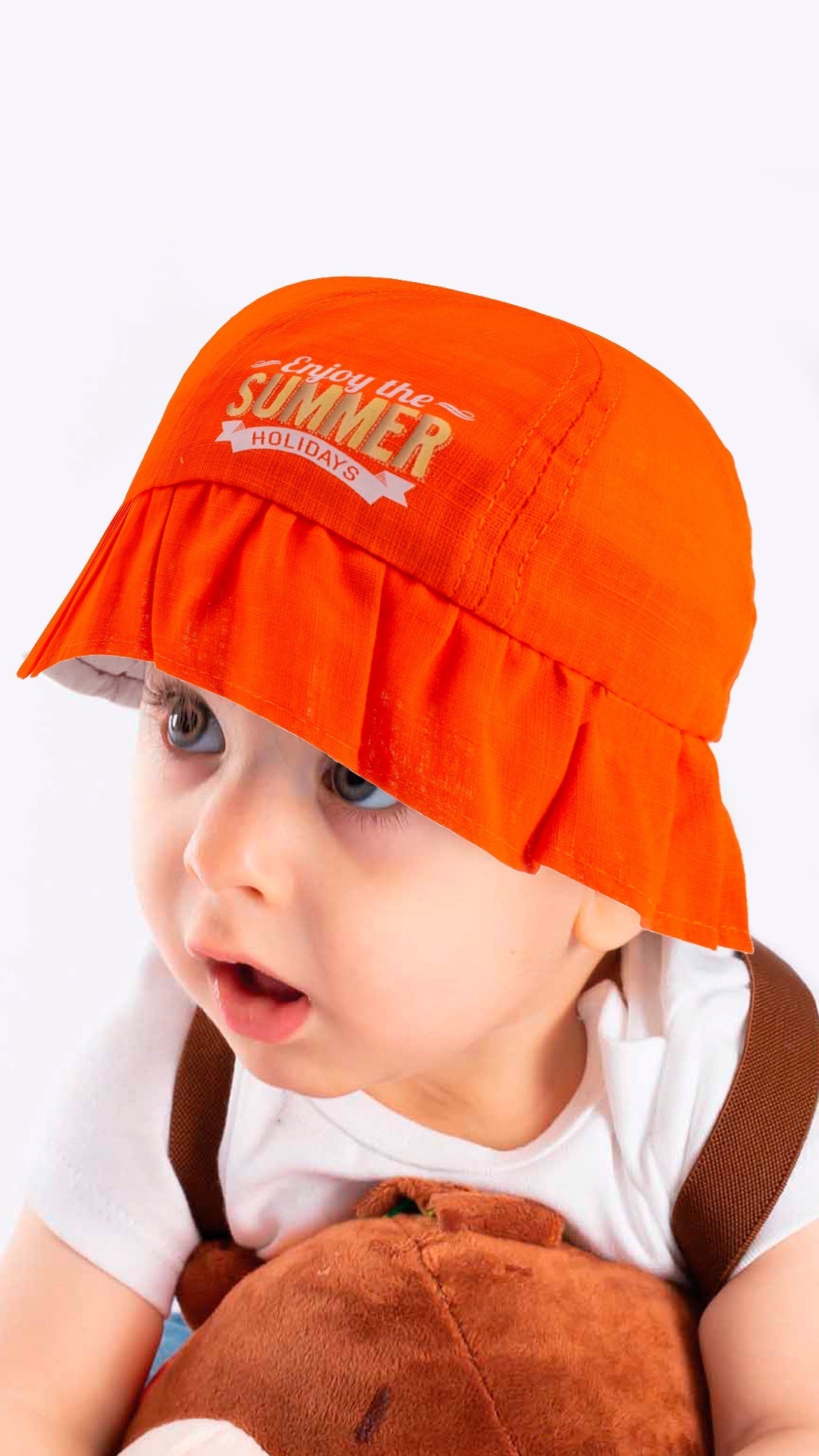 Infant to Toddler Bucket Hat, Cotton Summer Holiday Child Toddler Hat - 1 - 3 Year Olds - Wear Sierra