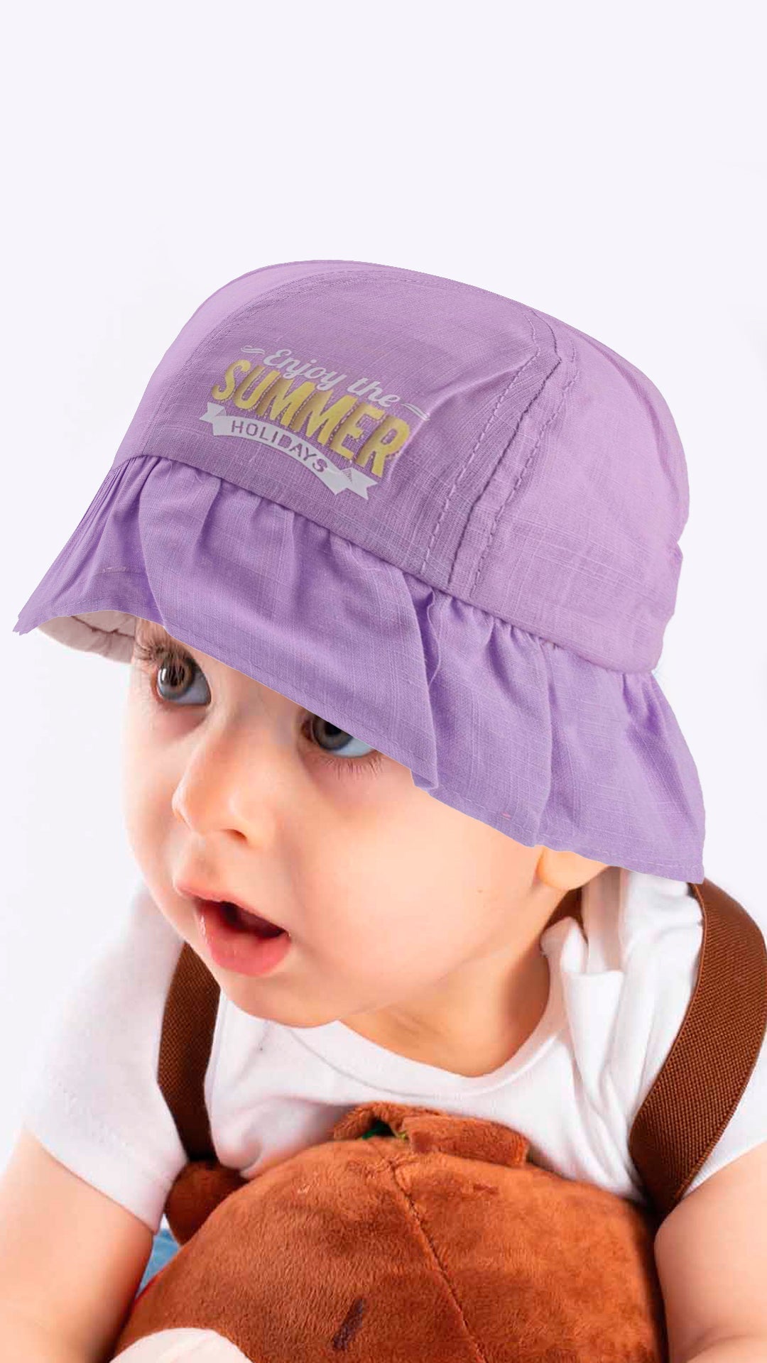 Infant to Toddler Bucket Hat, Cotton Summer Holiday Child Toddler Hat - 1 - 3 Year Olds - Wear Sierra