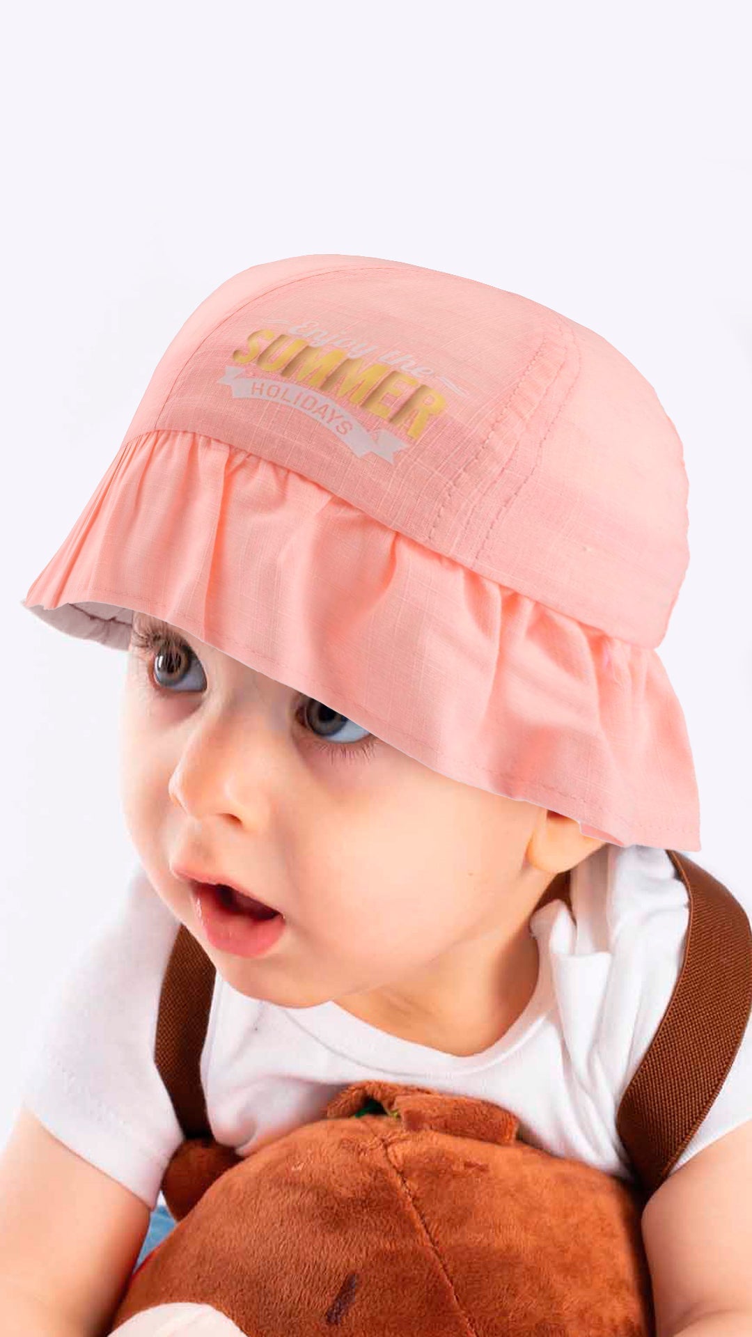 Infant to Toddler Bucket Hat, Cotton Summer Holiday Child Toddler Hat - 1 - 3 Year Olds - Wear Sierra