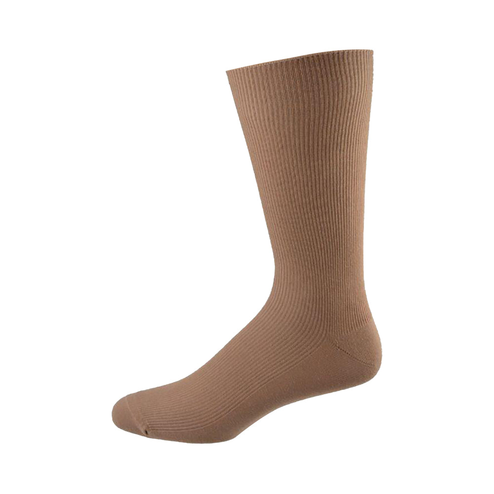 Diabetic True Rib Combed Cotton Crew Socks M11