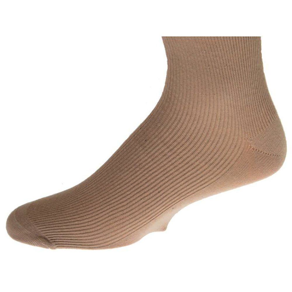 Diabetic True Rib Combed Cotton Crew Socks M11