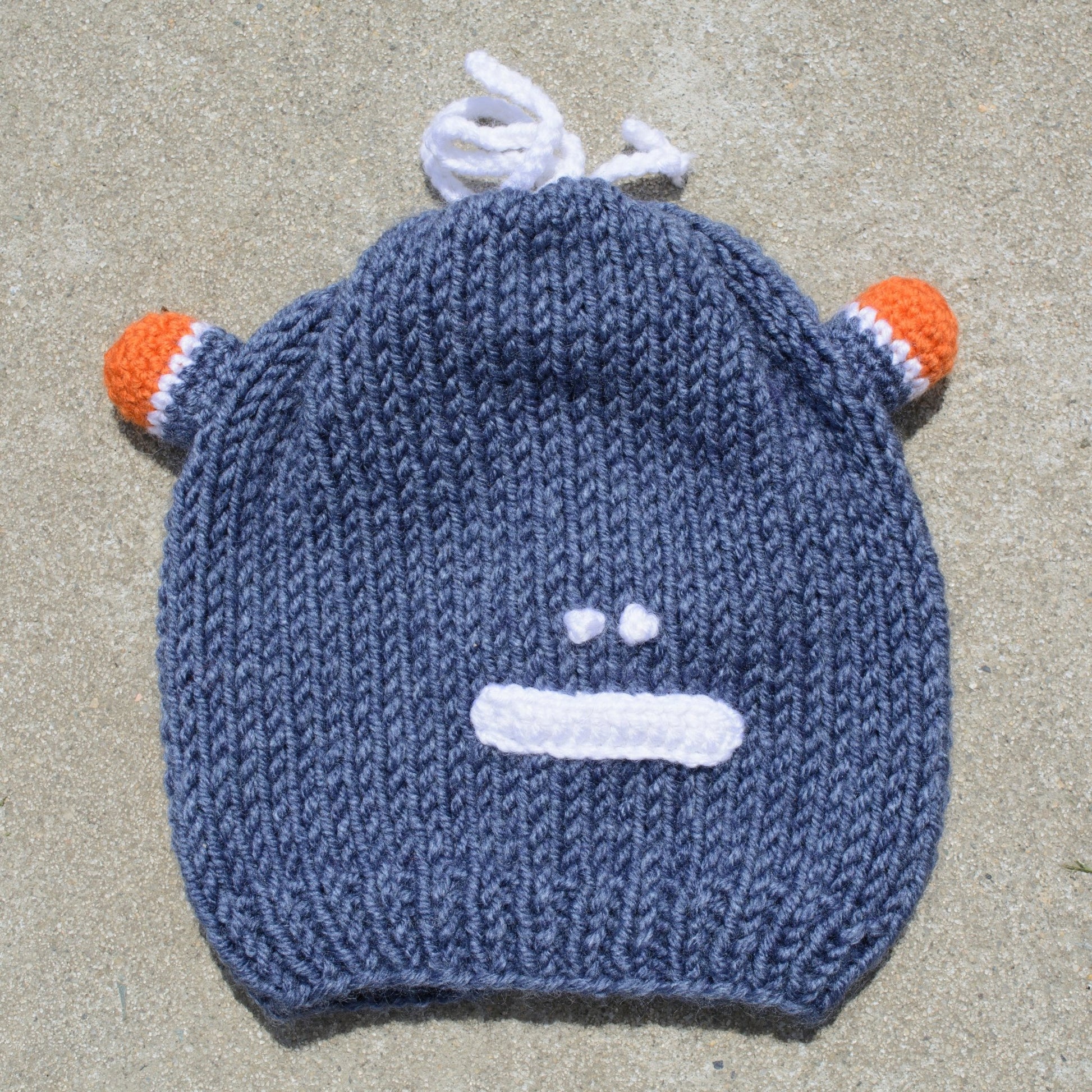 Kid's Beanie Hat Hand-Knitted Frog Wool Beanie Cap - Wear Sierra