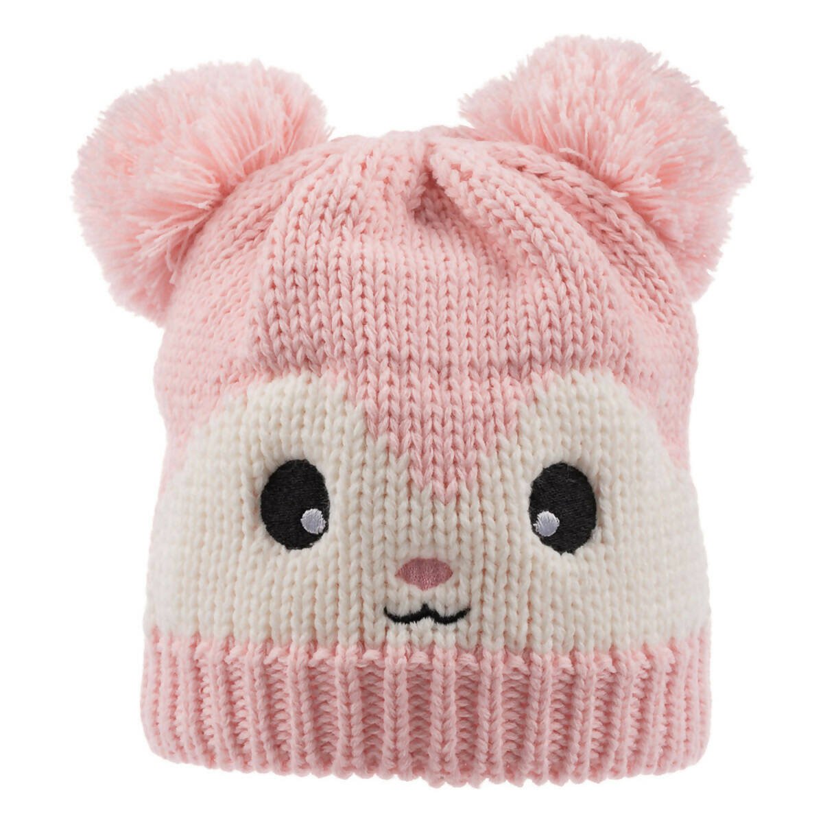 Knitted Winter Beanie Hat For Infants in Pinks and Peach - So Cute! - Wear Sierra