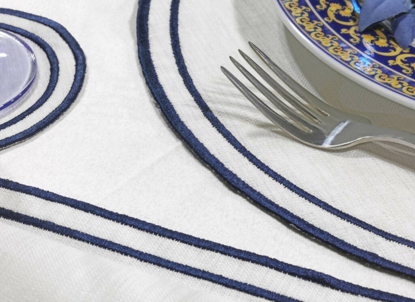 Marina Runner Table Scape Set - Nautical Theme 7 PC Set Great for Couples, Bar Seating - Wear Sierra