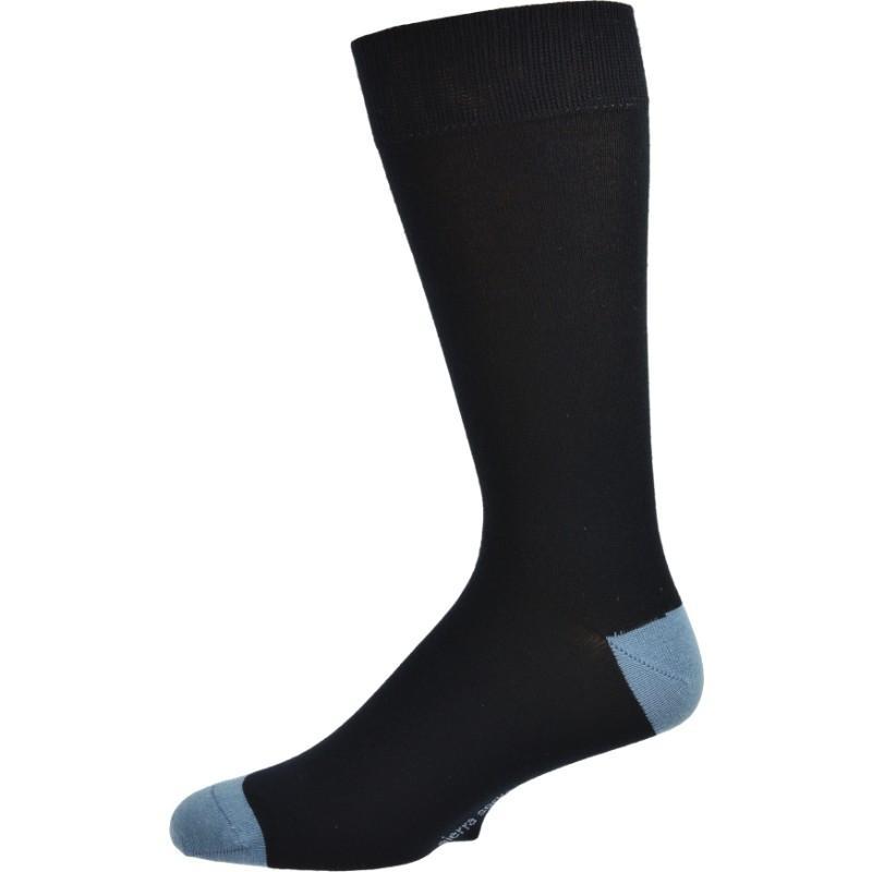 Men's Bamboo Socks with Contrast Heel & Toe - Wear Sierra