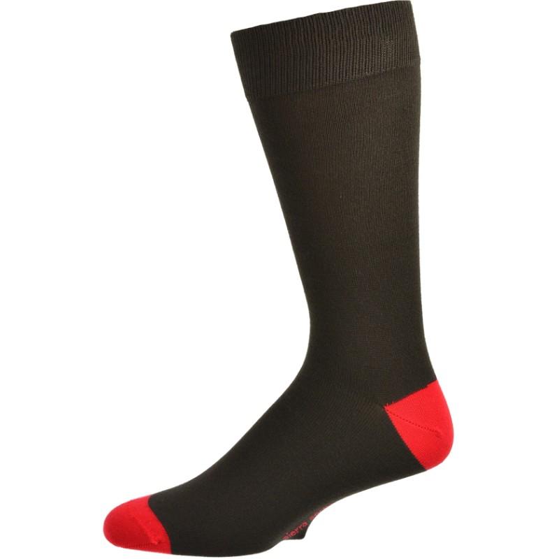 Men's Bamboo Socks with Contrast Heel & Toe - Wear Sierra