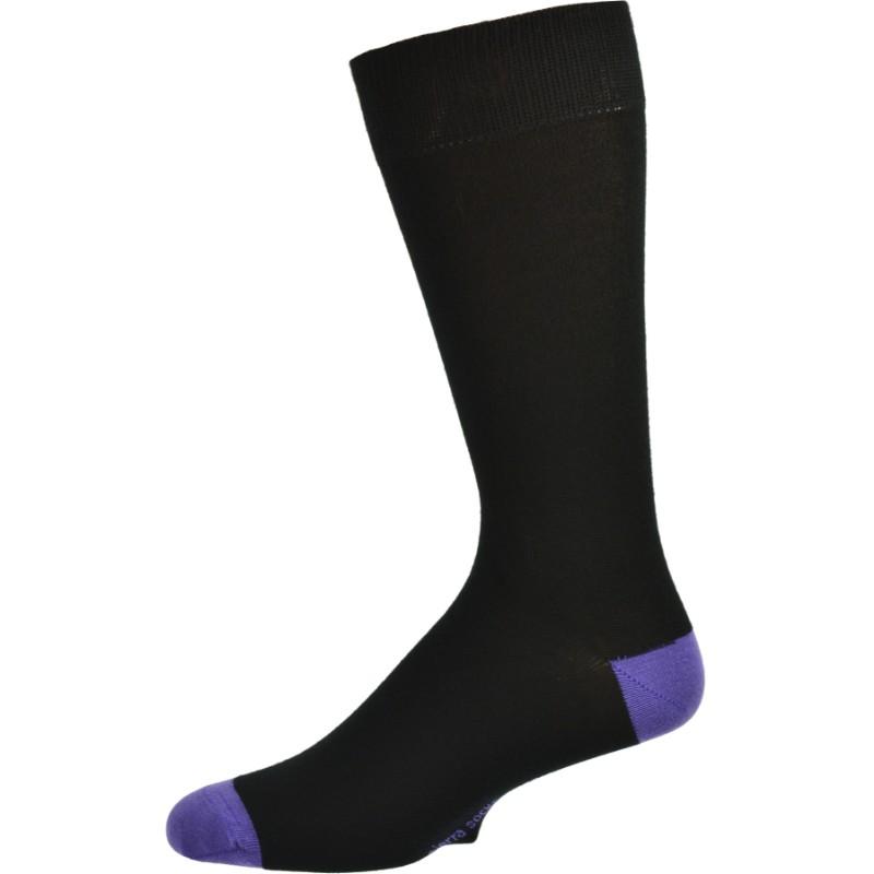 Men's Bamboo Socks with Contrast Heel & Toe - Wear Sierra