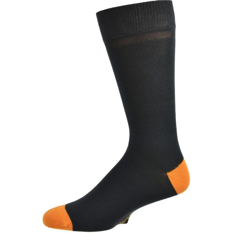 Men's Bamboo Socks with Contrast Heel & Toe - Wear Sierra