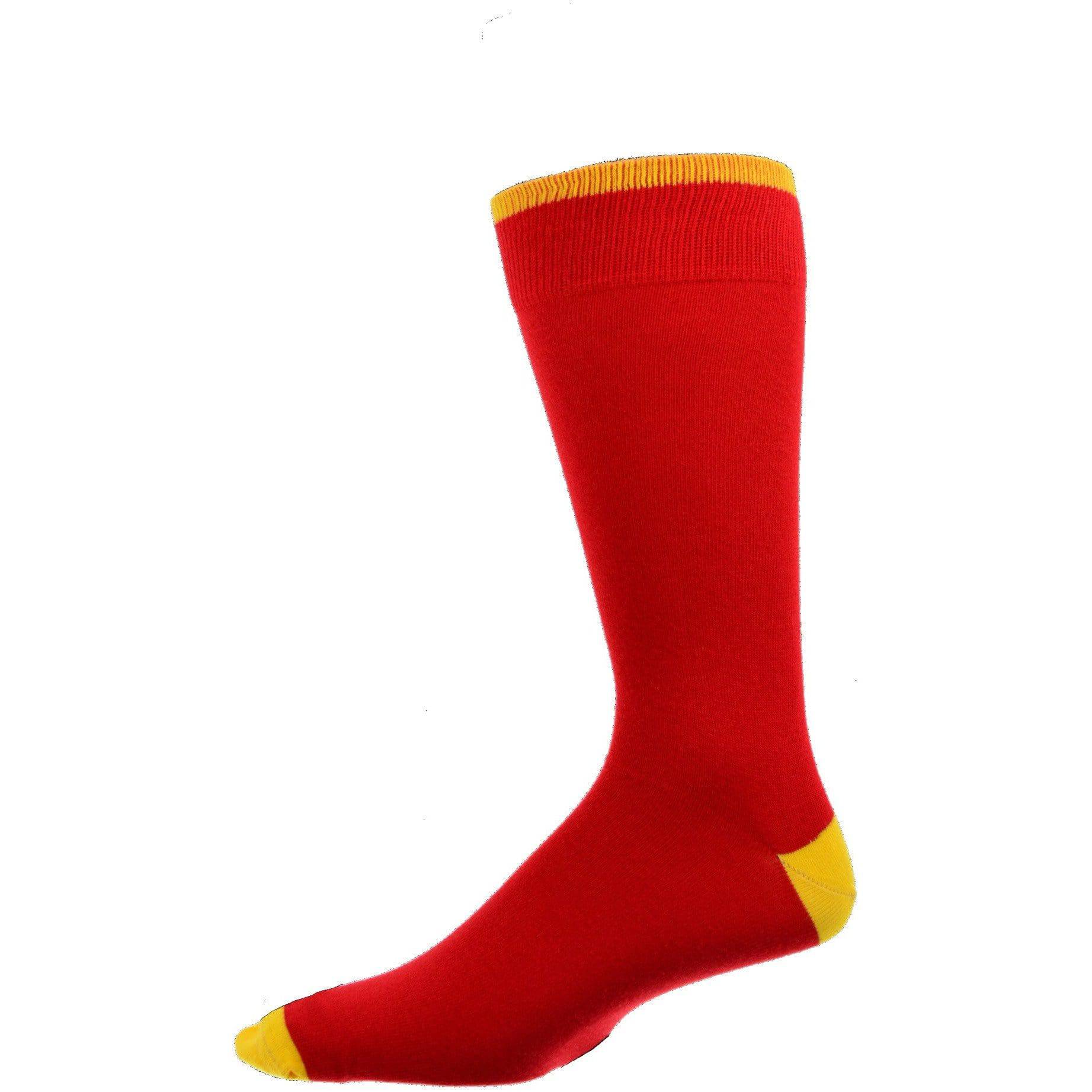 Men's Big & Tall Size Dressy Cotton Crew Socks - Wear Sierra