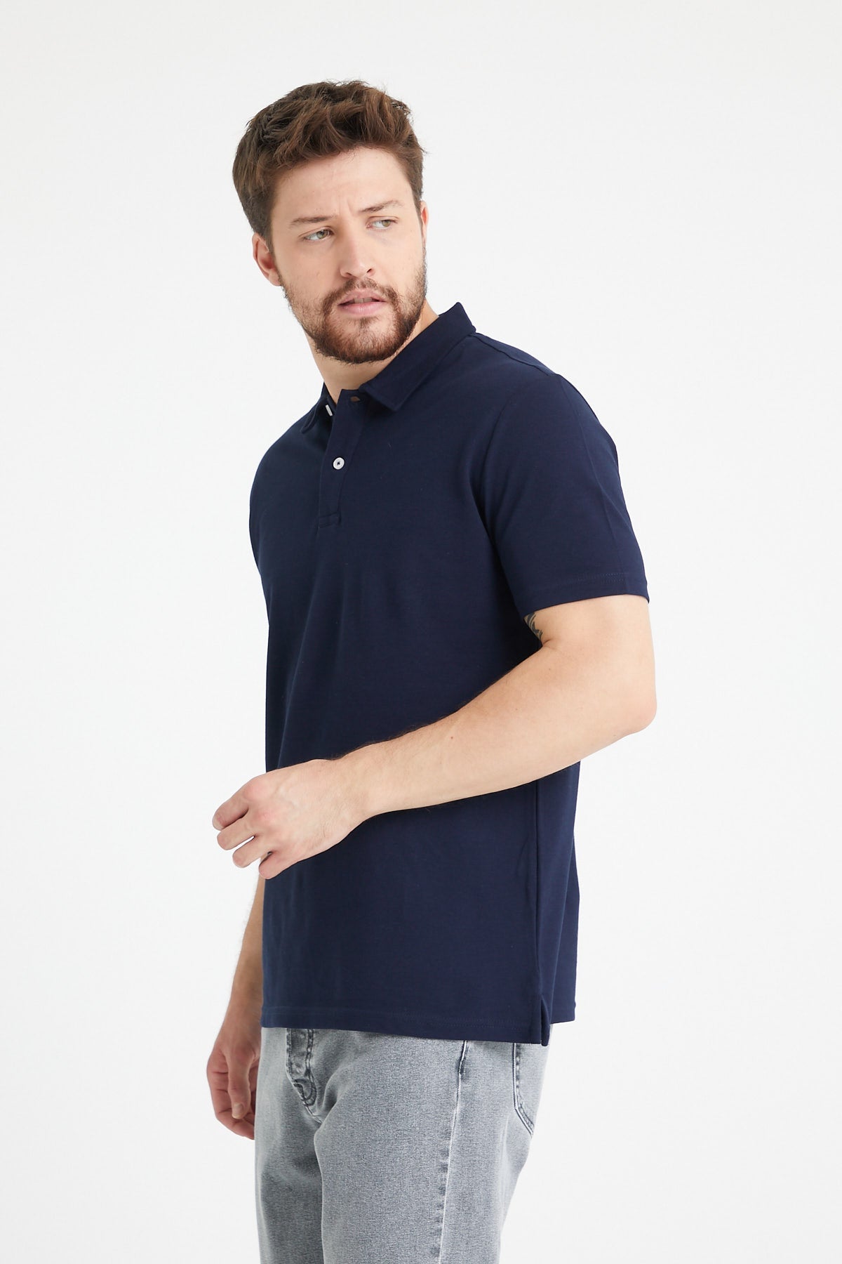 Men’s Classic Polo Shirts - 2 Button 100% Cotton Business Casual Shirt or Golf Shirt - Wear Sierra