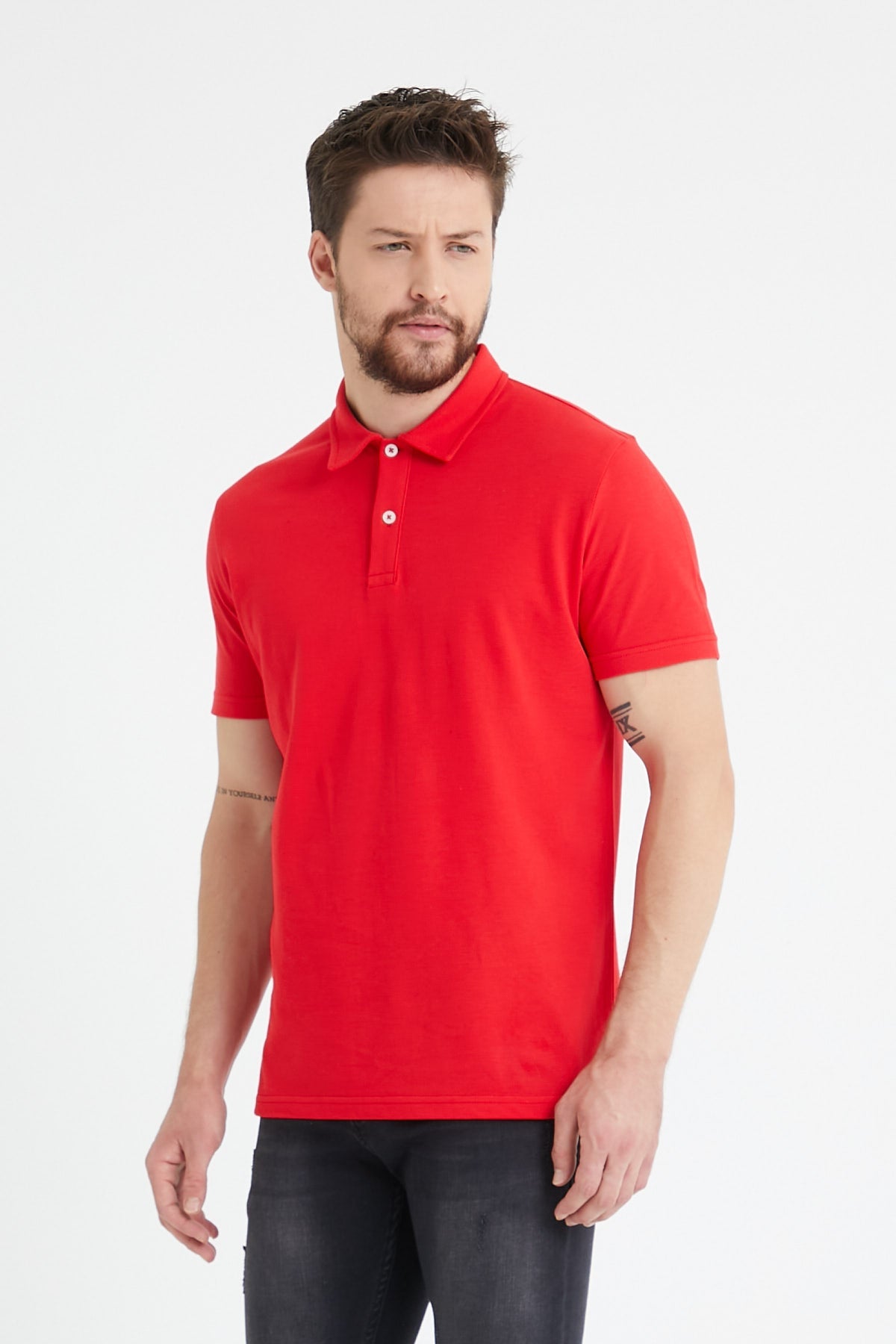 Men’s Classic Polo Shirts - 2 Button 100% Cotton Business Casual Shirt or Golf Shirt - Wear Sierra