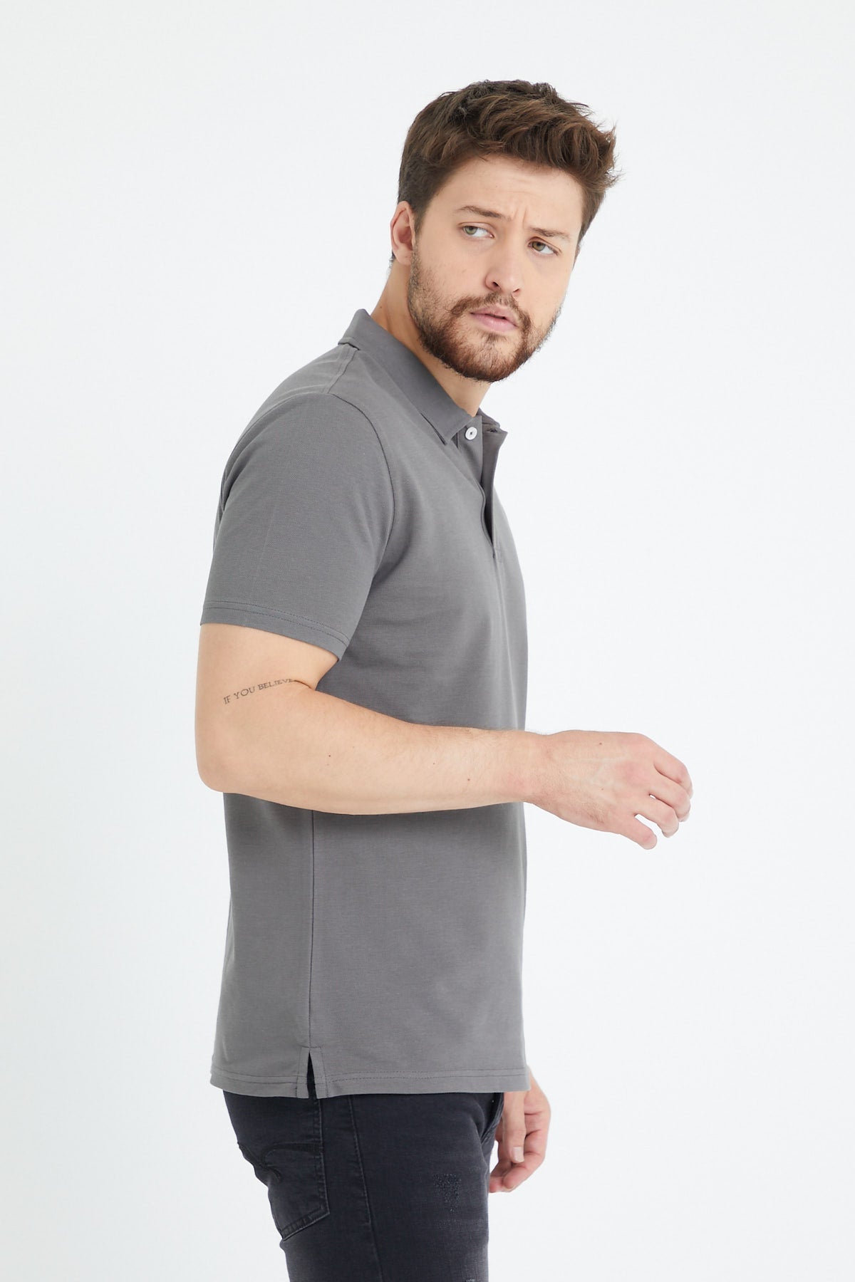 Men’s Classic Polo Shirts - 2 Button 100% Cotton Business Casual Shirt or Golf Shirt - Wear Sierra