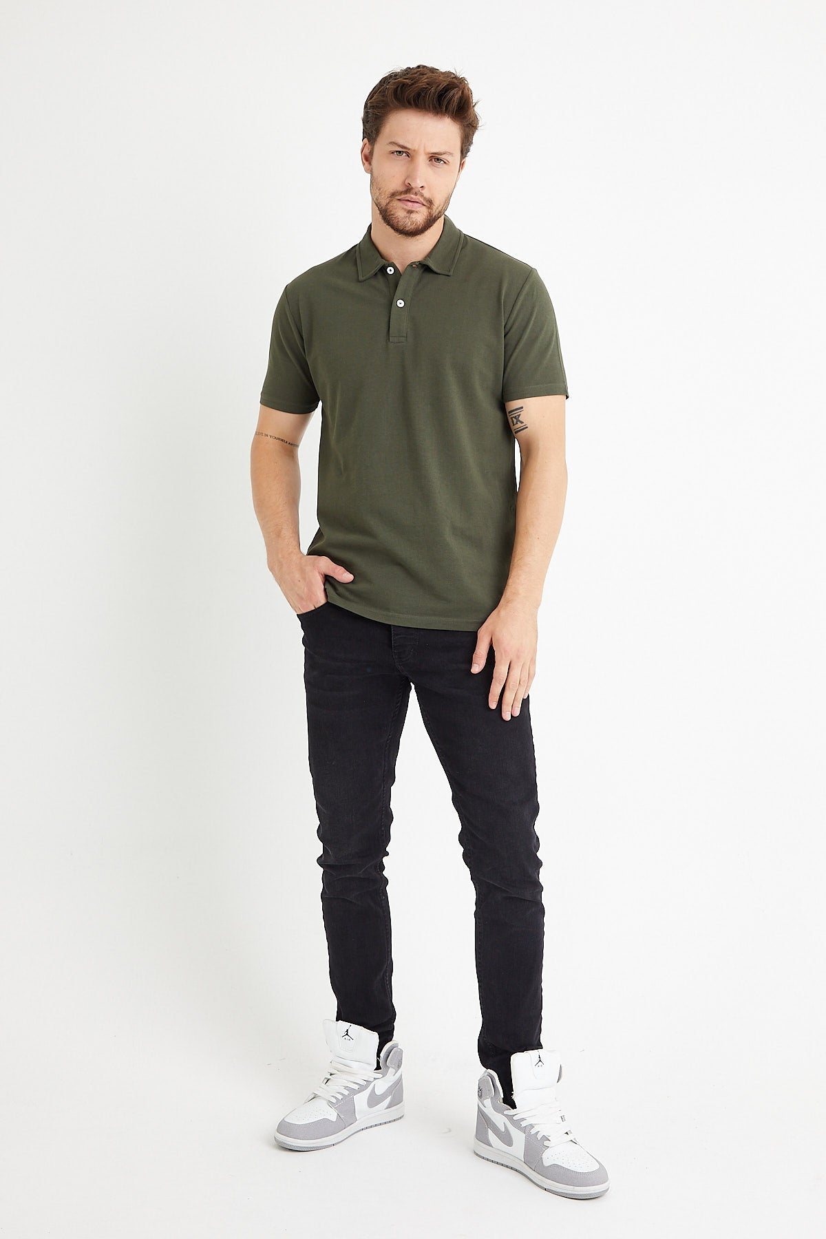 Men’s Classic Polo Shirts - 2 Button 100% Cotton Business Casual Shirt or Golf Shirt - Wear Sierra