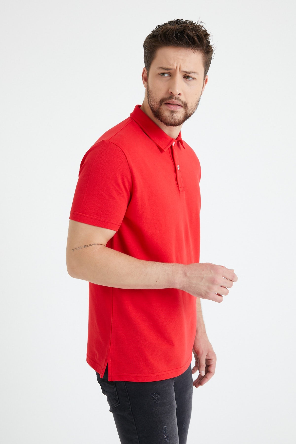 Men’s Classic Polo Shirts - 2 Button 100% Cotton Business Casual Shirt or Golf Shirt - Wear Sierra