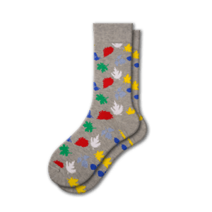 Men's Combed Cotton Colorful Crew Socks - Wear Sierra