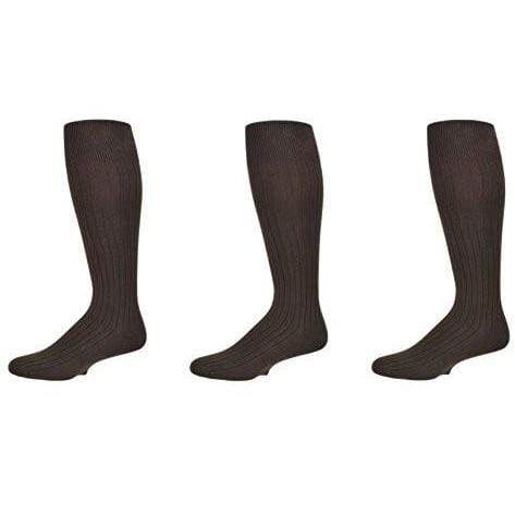 Men's Combed Cotton Crew Socks, Business Casual Footwear (3 Pair Packs) - Wear Sierra