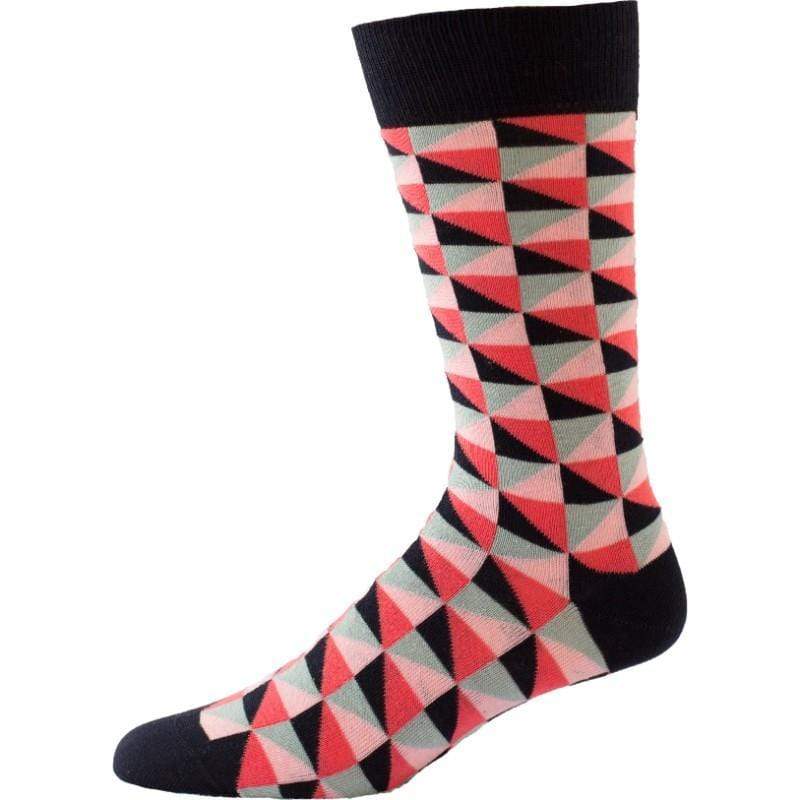 Men's Combed Cotton Crew Socks - Dressy & Casual Wear - Wear Sierra