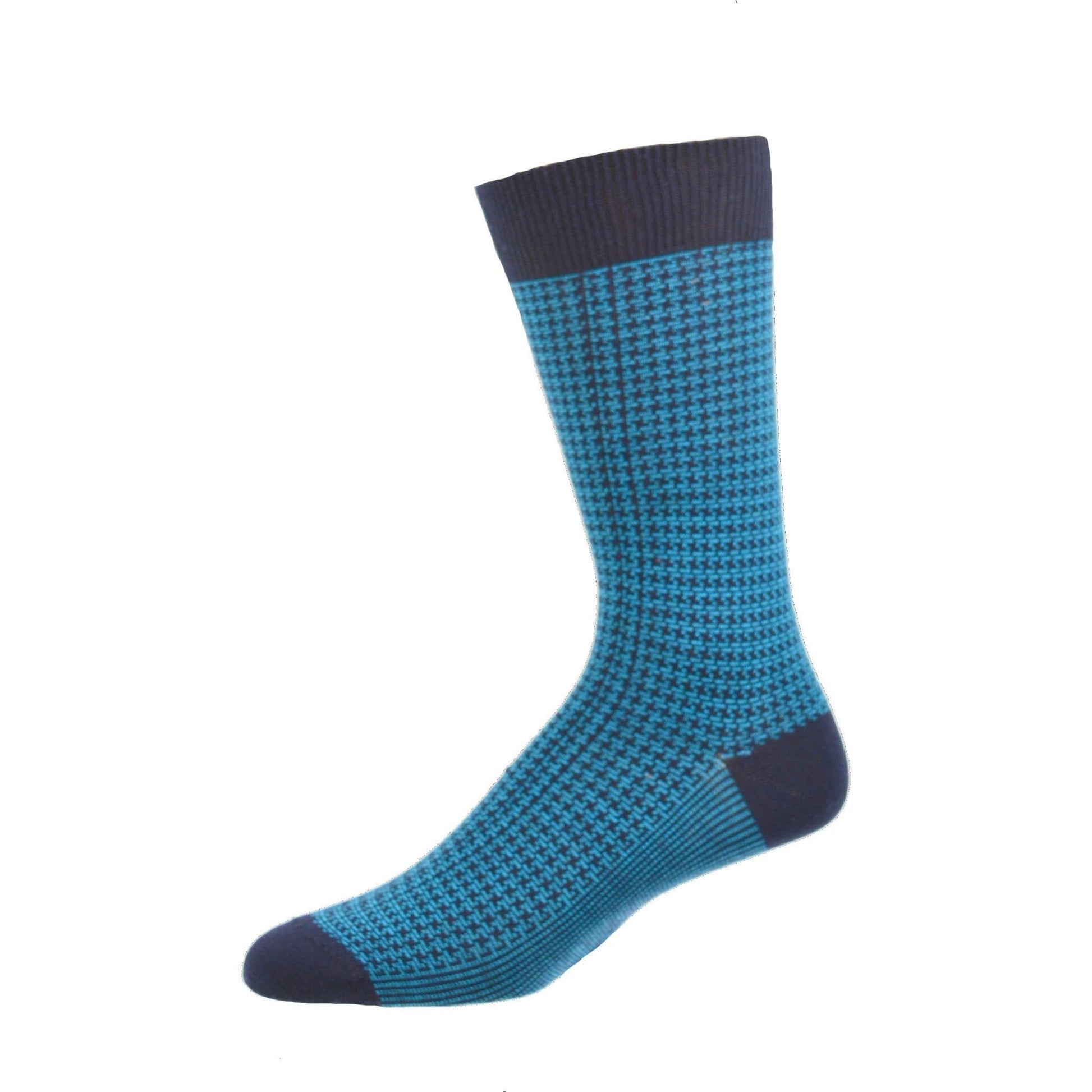 Men's Cotton Crew Dress Socks in Soft Combed Cotton - Wear Sierra