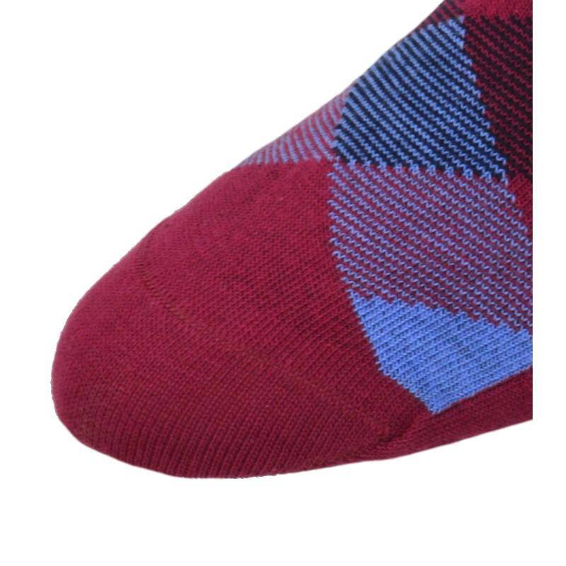 Men's Crew Socks - Combed Cotton Argyle Pattern 3-Pair Packs - Wear Sierra